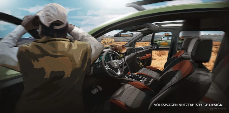 Nowy Amarok: inspirujący design nowego pick-upa marki Volkswagen Samochody Dostawcze - 5.