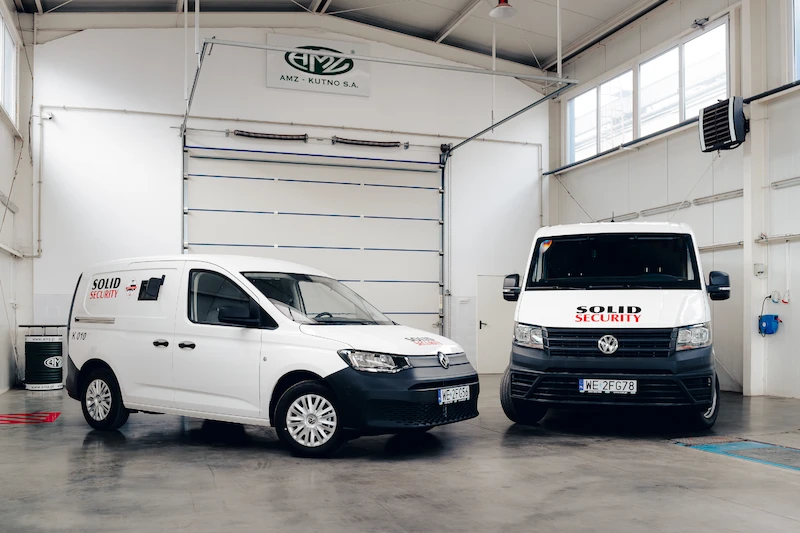 Volkswageny Caddy i Volkswageny Craftery w wersji bankowóz wzbogacają flotę firmy Solid - 7.