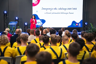 Uczniowie rozpoczęli naukę w klasach patronackich Volkswagen Poznań